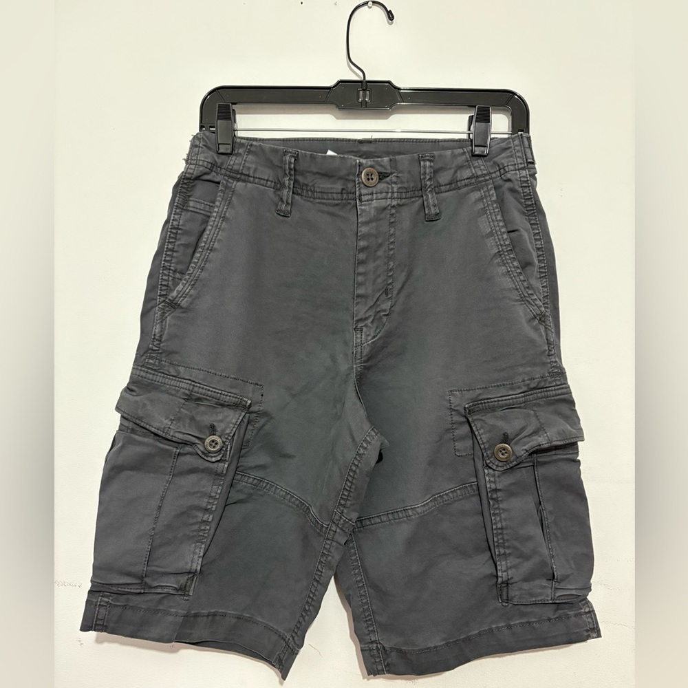 NWT American Eagle Men's Gray Cargo Flex Shorts Size 28